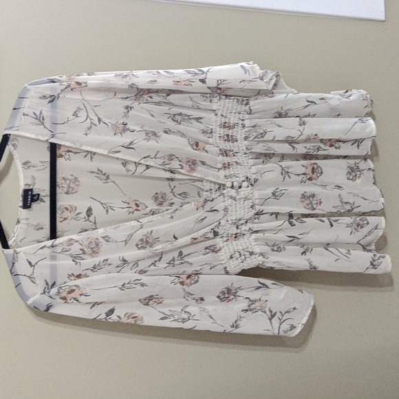 Torrid sheer chiffon babydoll top - Picture 3 of 4